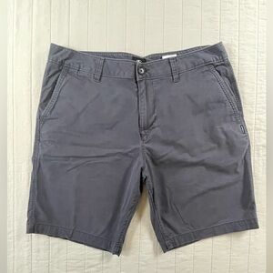 O'Neill Men's Flat Front Blue-Gray Shorts 36